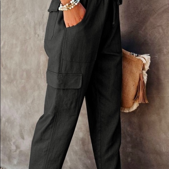 Black Cargo Pant - Picture 5 of 7